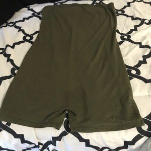 Green no strap unitard